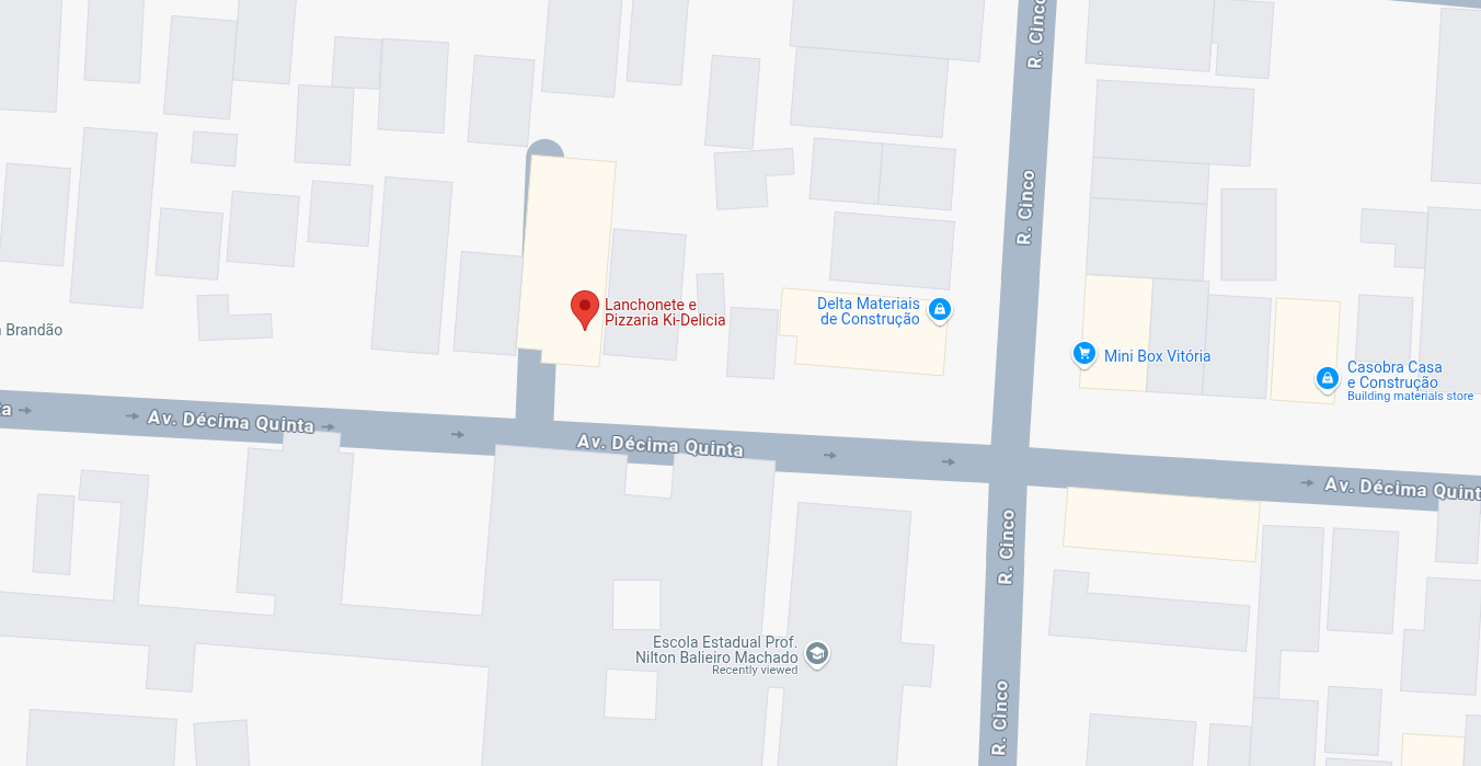 Localização da Ki Delicia